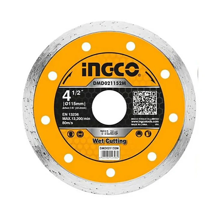 DISCO DIAMANTADO INGCO CONT LISO 4 1/2 1