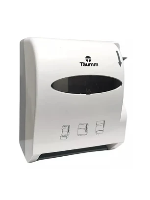 DISPENSADOR PAPEL TOALLA C/PALANCA  TAUMM BLANCO