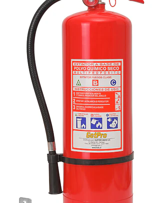 EXTINTOR PQS 10 KG 75% CERTIFICADO 