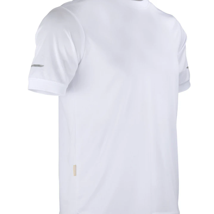 POLERA DRY FIT M/CORTA VARON WORLD BLANCA 1