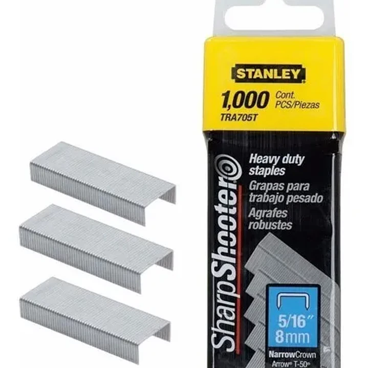 GRAPA ALTA RESISTENCIA 1000UND STANLEY 1