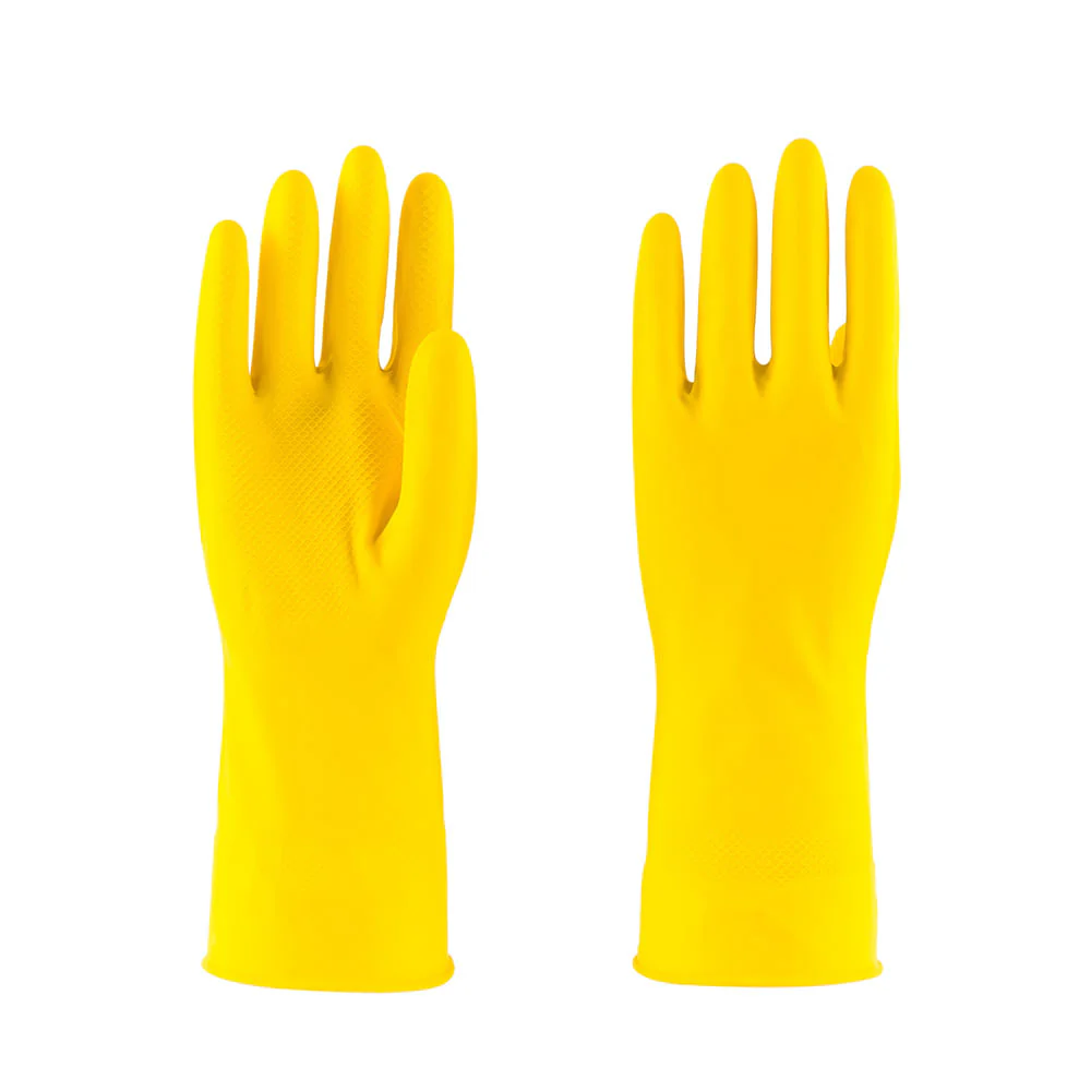 GUANTE DE LATEX AMARILLO - 10