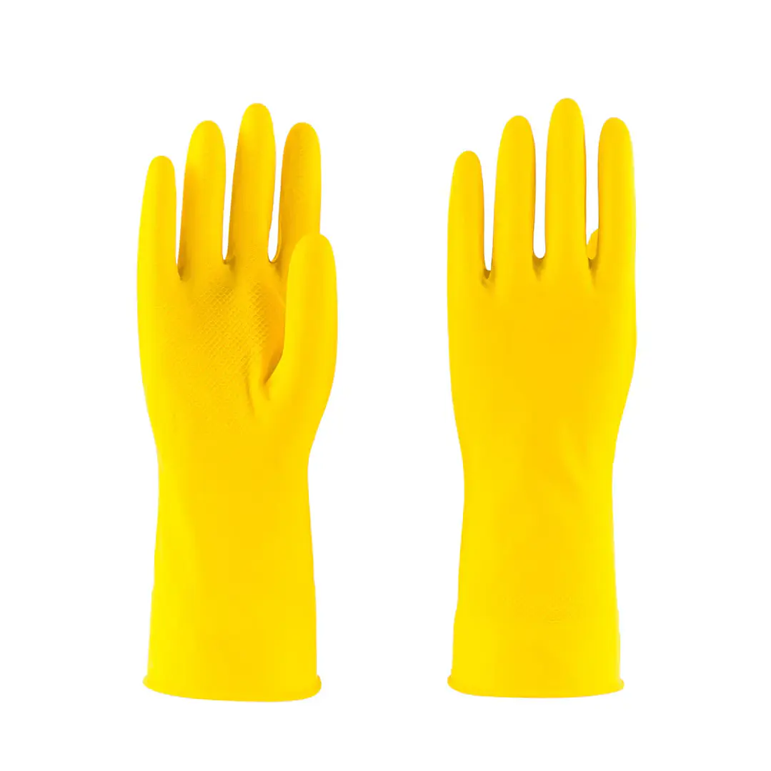 GUANTE DOMESTICO LATEX AMARILLO 1