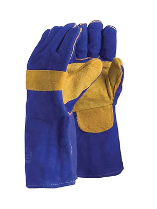 GUANTE DE SOLDAR AZUL HILO KEVLAR 