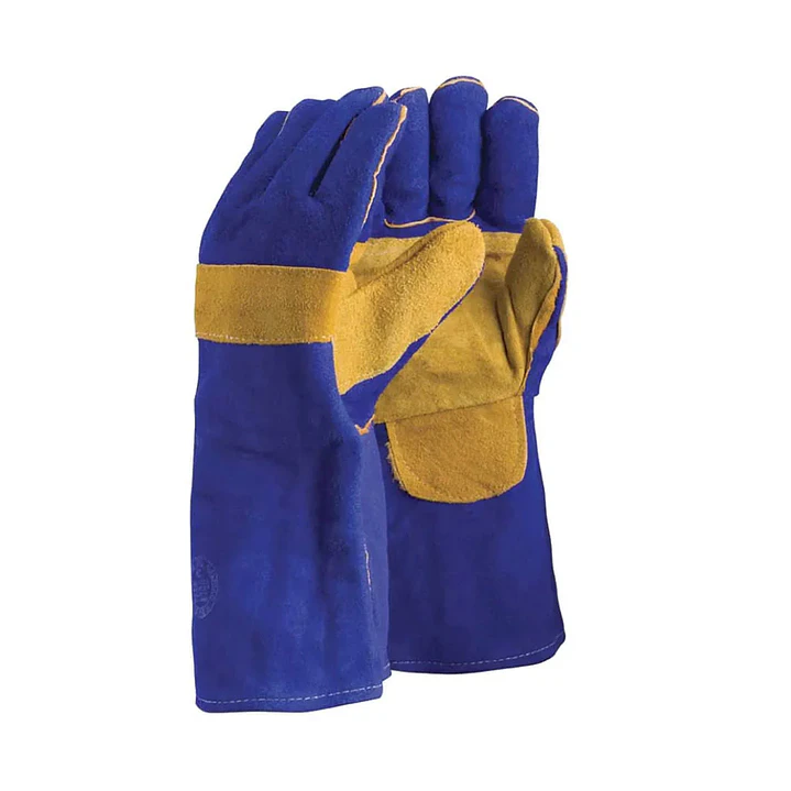 GUANTE DE SOLDAR AZUL HILO KEVLAR  1