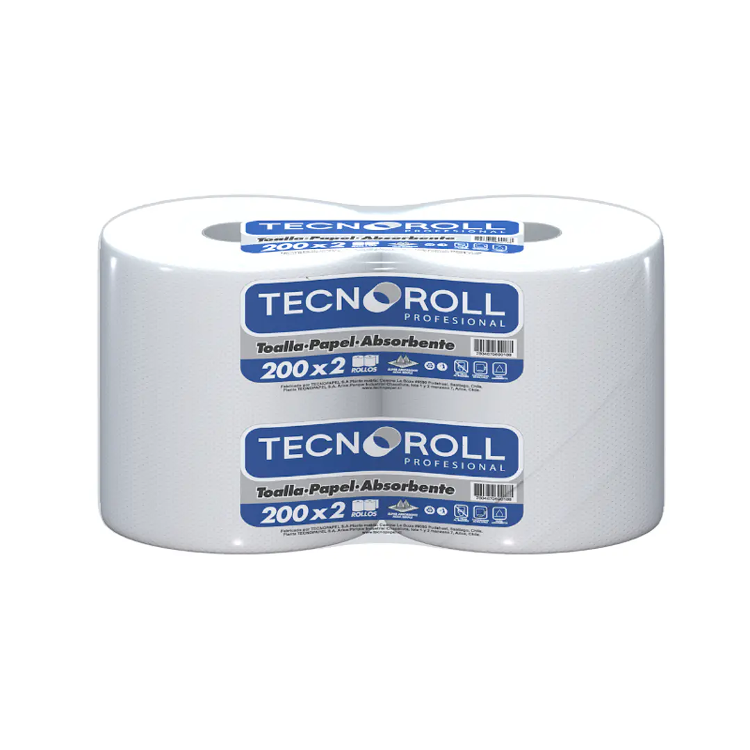 PACK PAPEL TOALLA TECNOROLL 2