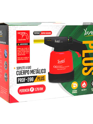 SOPLETE A GAS YANES C/METAL PROF 200P 