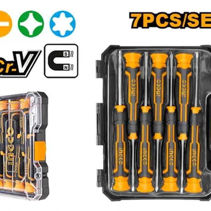 JGO DESTORNILLADOR PRECISION 7 PCS INGCO  1