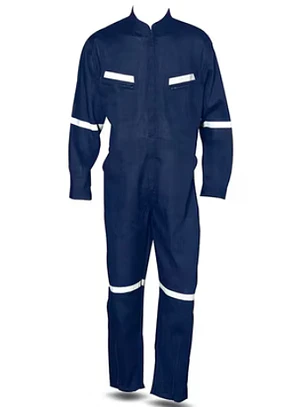 OVEROL POPLIN AZUL MARINO