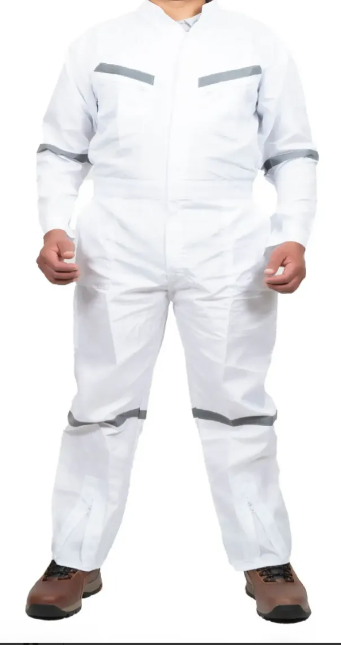 OVEROL POPLIN BLANCO
