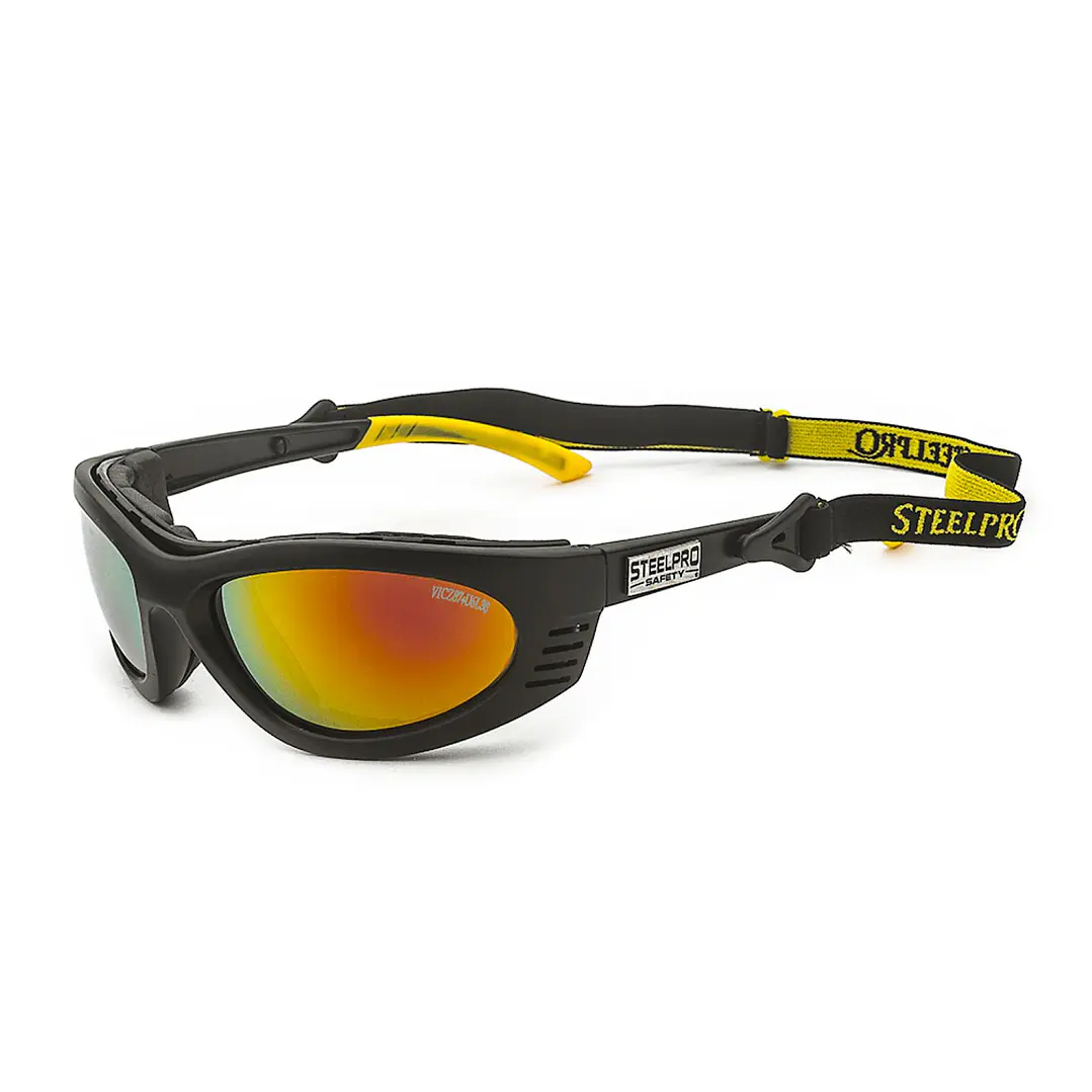 LENTE TURBINE MARCO NEGRO C/REVO ROJO  1