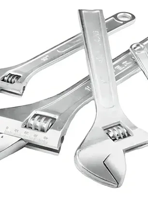 LLAVE AJUSTABLE CROMADA INGCO
