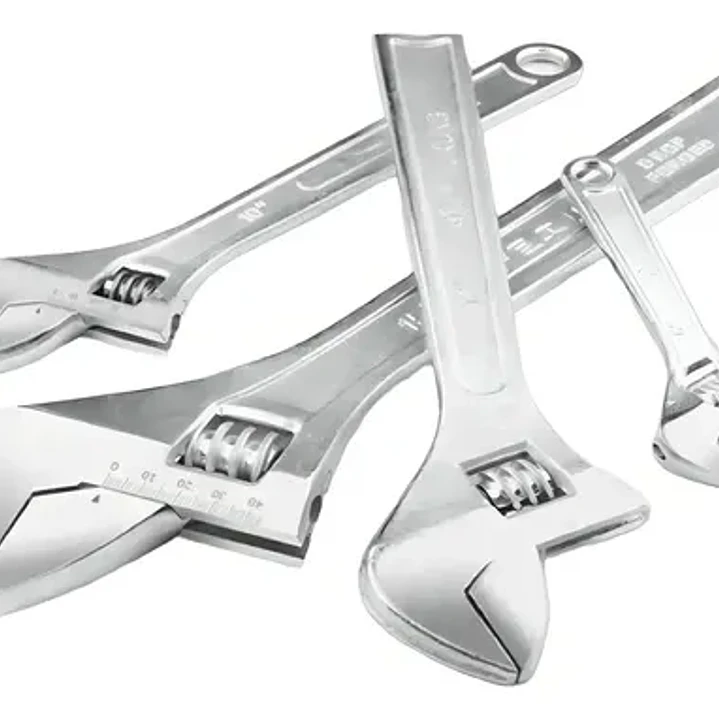 LLAVE AJUSTABLE CROMADA INGCO 1