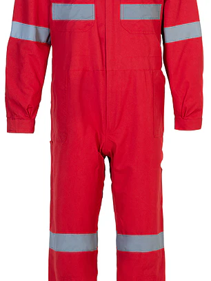 OVEROL POPLIN ROJO