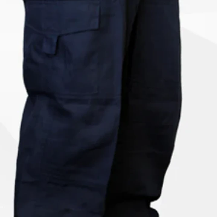 PANTALON CARGO GABARDINA AZUL MARINO HOMBRE 1