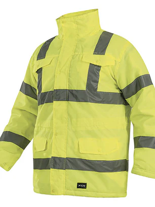 PARKA TERMICA AMARILLA FORRO POLAR