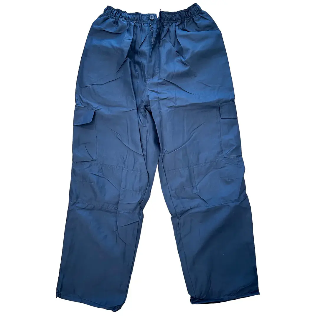 PANTALON CARGO POPLIN AZUL MARINO HOMBRE 2