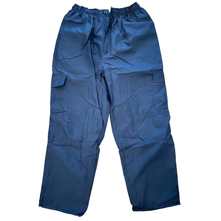 PANTALON CARGO POPLIN AZUL MARINO HOMBRE 2