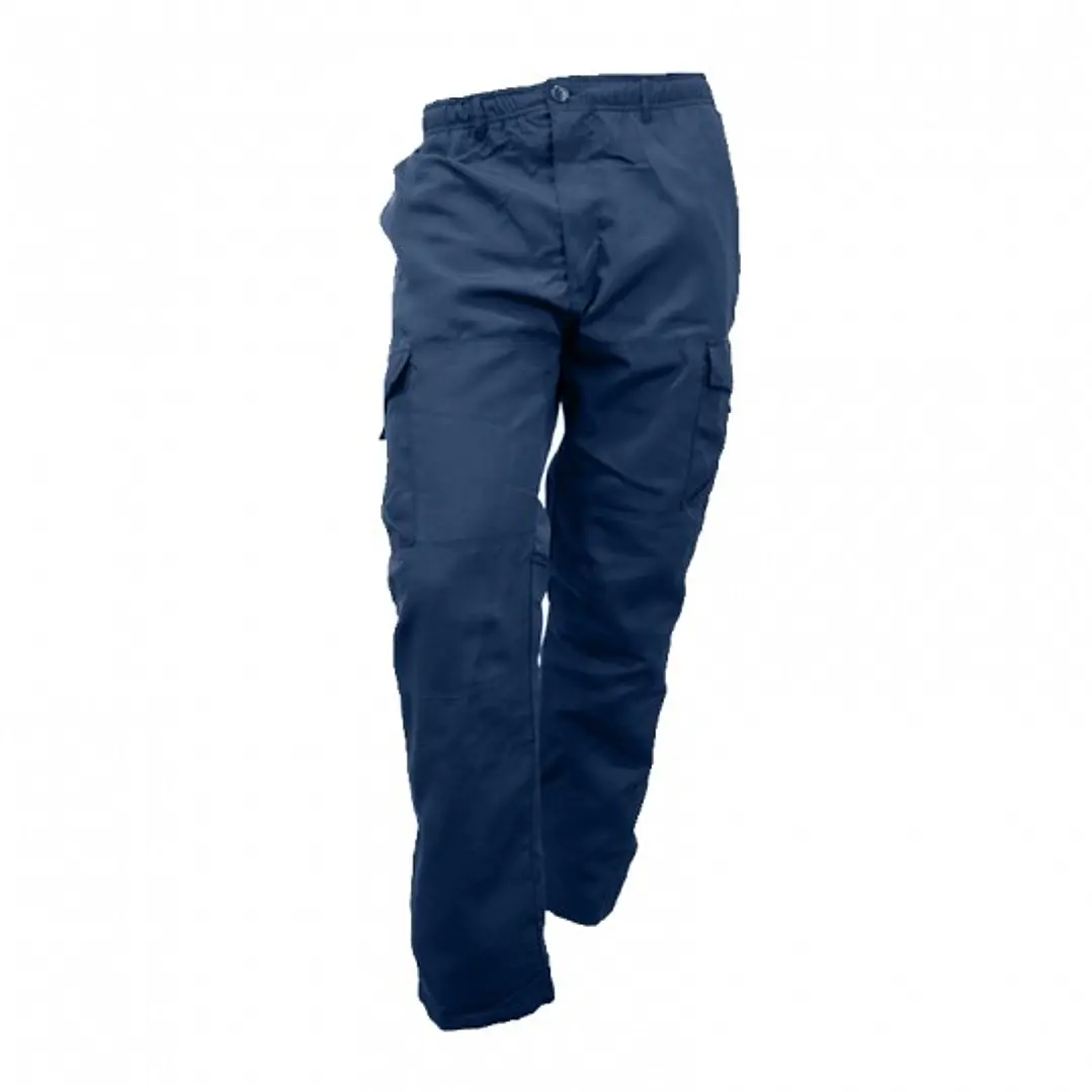 PANTALON CARGO POPLIN AZUL MARINO HOMBRE 1
