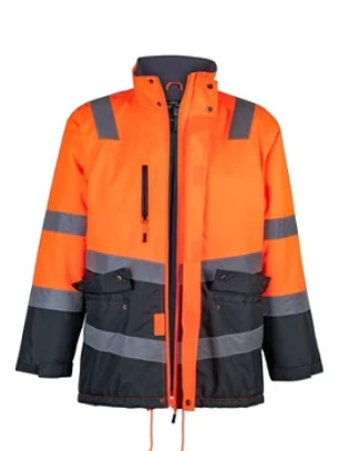 PARKA ALTA VISIBILIDAD NARANJA/AMARILLA