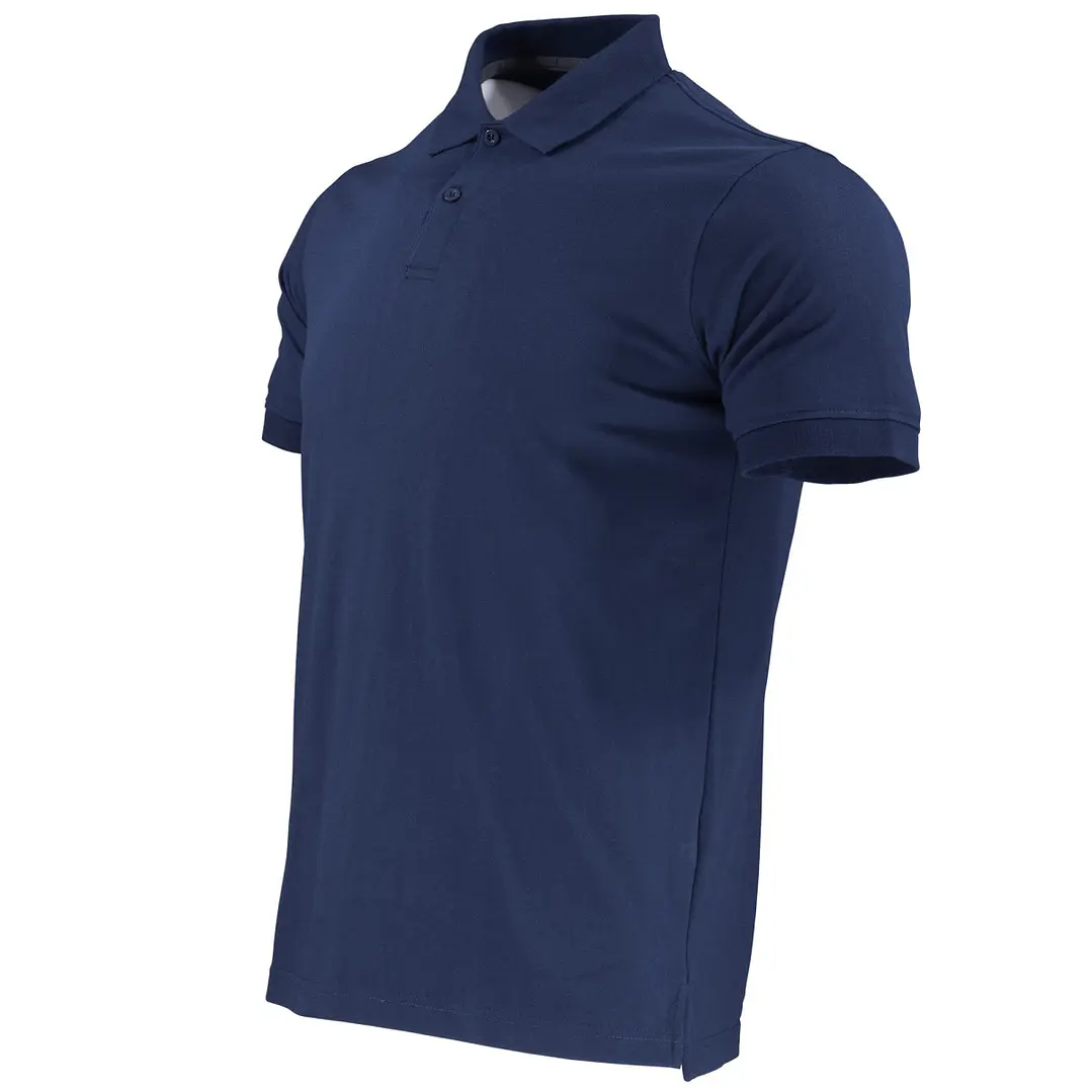 POLERA PIQUE DRYFRESH SMOOTH M/C AZUL MARINO 1