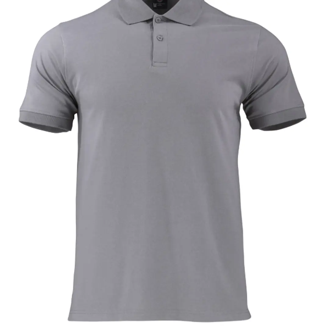 POLERA PIQUE DRYFRESH SMOOTH M/L GRIS  1