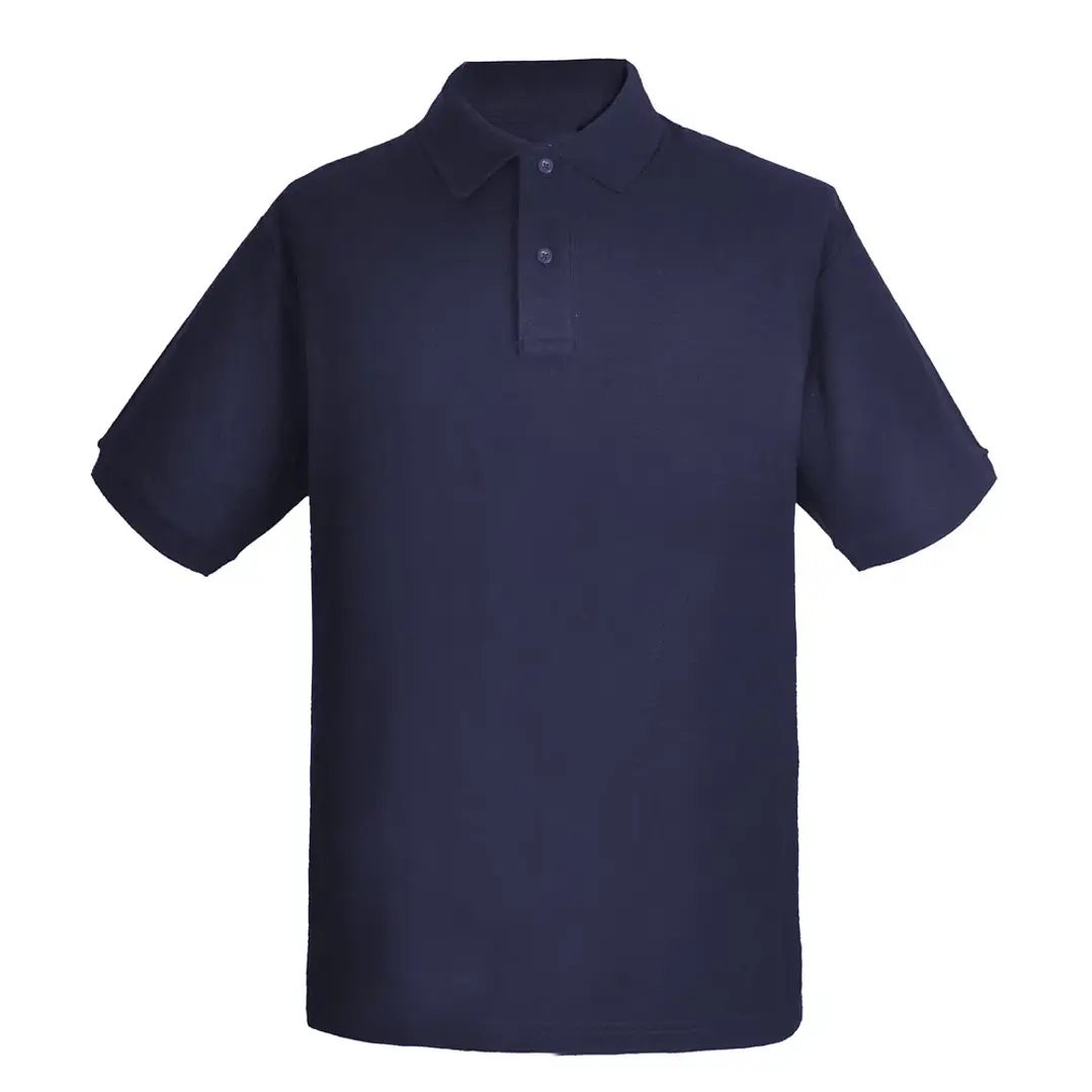 POLERA PIQUE M/CORTA AZUL MARINO HOMBRE 1