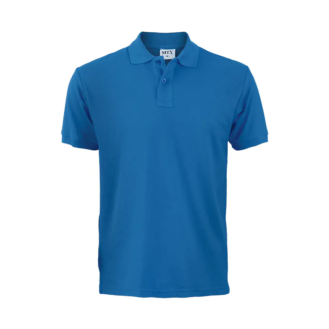 POLERA PIQUE M/CORTA AZUL REY HOMBRE 1