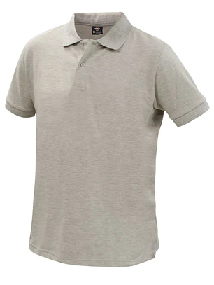 POLERA PIQUE M/CORTA GRIS HOMBRE