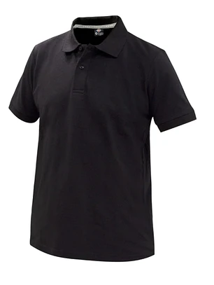 POLERA PIQUE M/CORTA NEGRA VARON