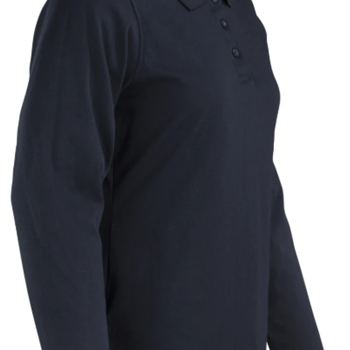 POLERA PIQUE M/LARGA AZUL MARINO MUJER 1