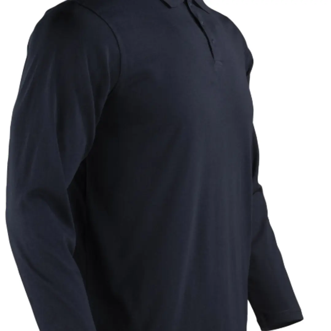 POLERA PIQUE DRYFRESH SMOOTH M/LARGA AZUL MARINO 1