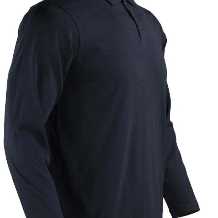 POLERA PIQUE DRYFRESH SMOOTH M/LARGA AZUL MARINO 1