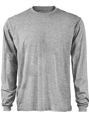 POLERA POLO M/LARGA GRIS HOMBRE
