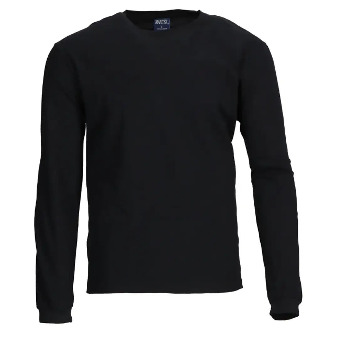 POLERA POLO M/LARGA NEGRA 1