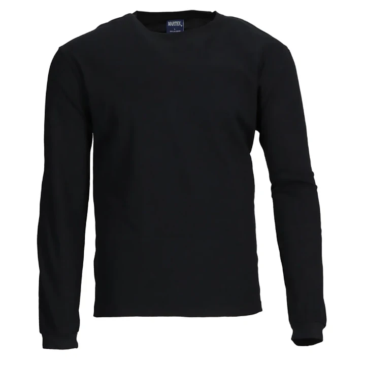 POLERA POLO M/LARGA NEGRA 1