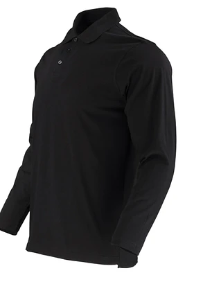 POLERA PIQUE DRYFRESH SMOOTH M/L NEGRA VARON