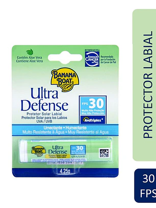 PROTECTOR LABIAL ULTRA DEFENSE BANANA BOAT 