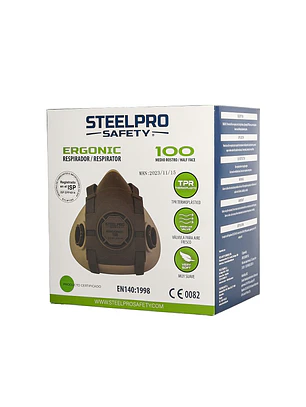 RESPIRADOR MEDIO ROSTRO ERGONIC 100 STEELPRO 