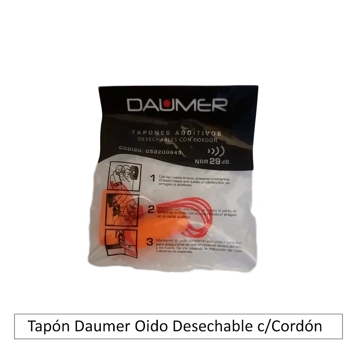 TAPON AUDITIVO DAUMMER (BOLSA)  1