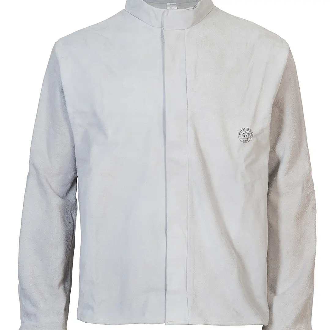CHAQUETA CUERO SOLDADOR C/CIERRE-VERLCRO KEVLAR  1