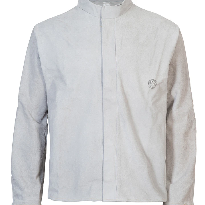 CHAQUETA CUERO SOLDADOR C/CIERRE-VERLCRO KEVLAR  1