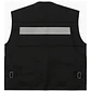 CHALECO GEOLOGO POPLIN NEGRO - Miniatura 2