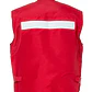 CHALECO GEOLOGO POPLIN ROJO - Miniatura 2