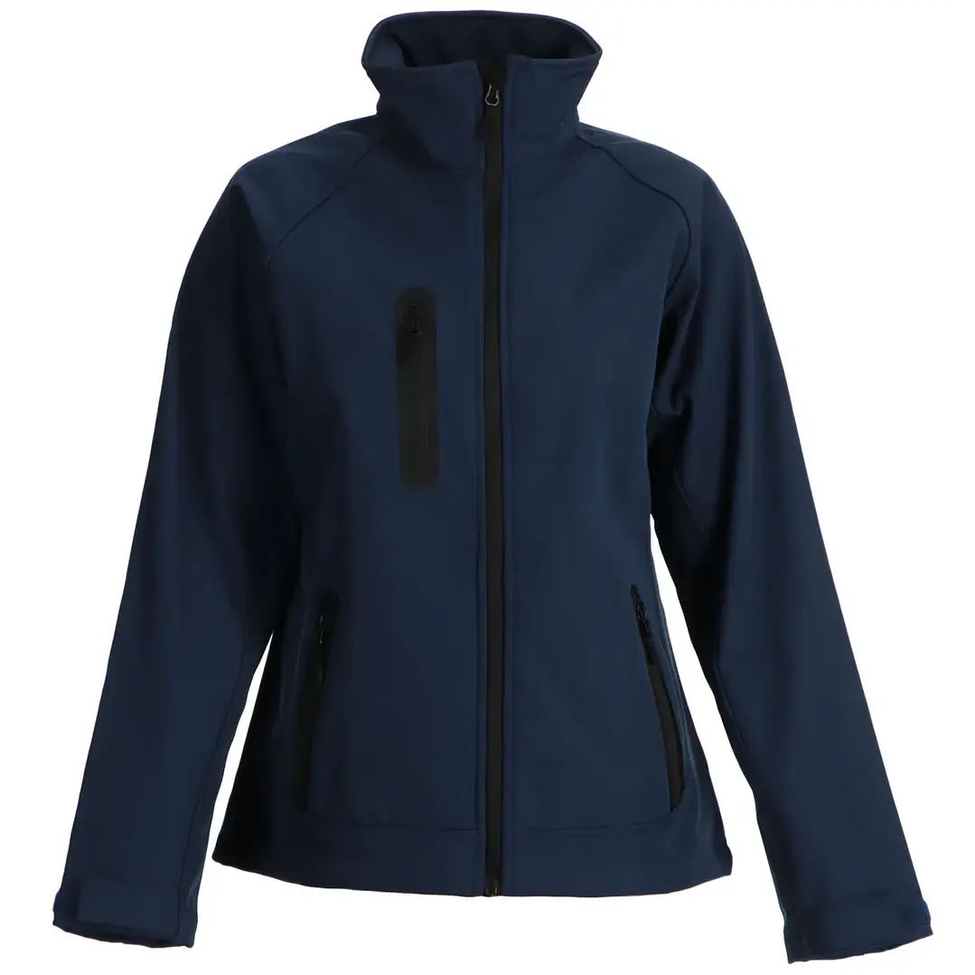 CHAQUETA SOFTSHELL BASICA AZUL MARINO MUJER 1