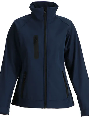CHAQUETA SOFTSHELL BASICA AZUL MARINO MUJER
