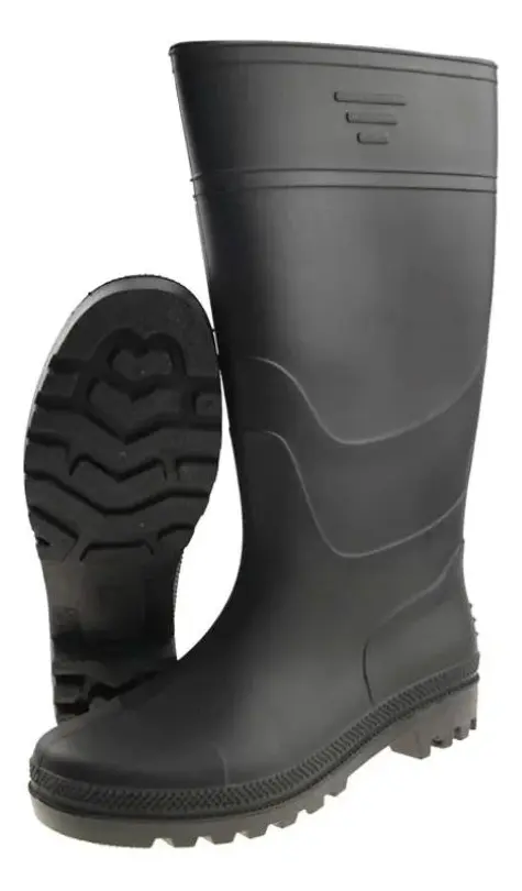 BOTA PVC NEGRA SIN PUNTA ACKERLAND