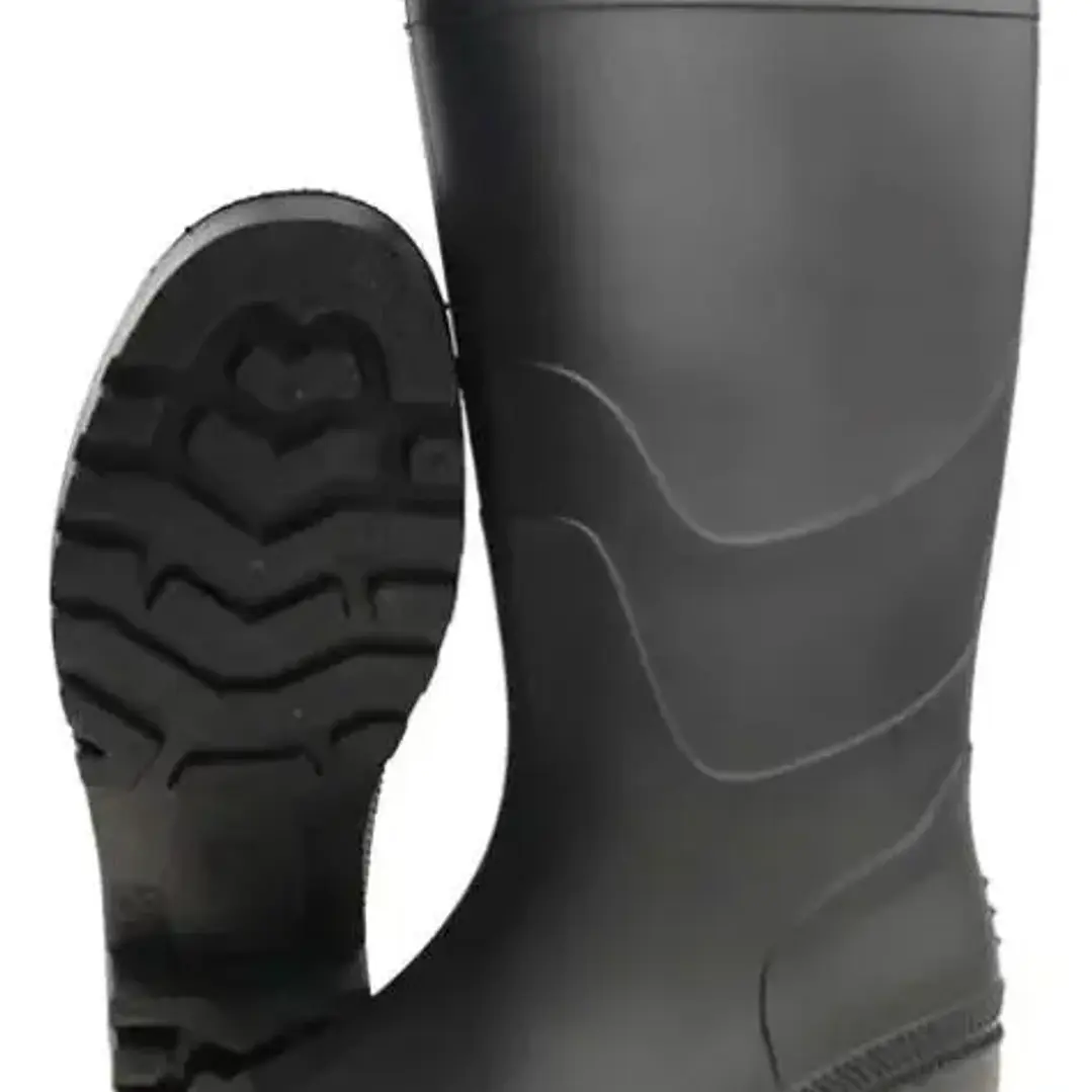 BOTA PVC NEGRA SIN PUNTERA INDUSTRIAL 1