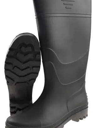 BOTA PVC NEGRA SIN PUNTERA INDUSTRIAL