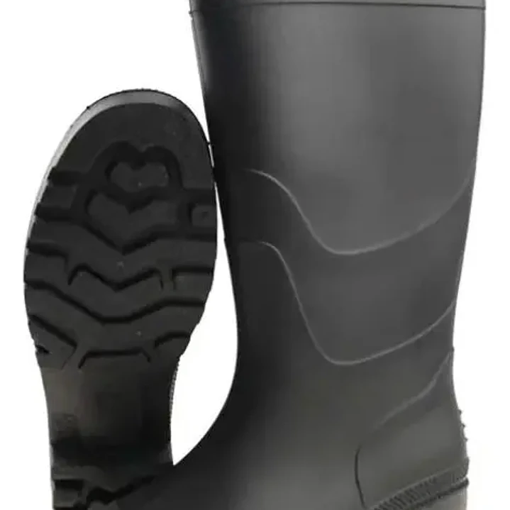 BOTA PVC NEGRA SIN PUNTERA INDUSTRIAL 1